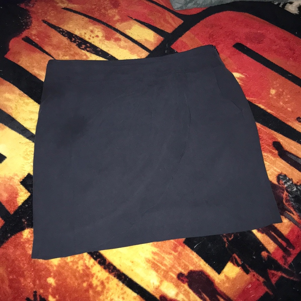 Ann Taylor loft blue/grey mini skirt size 6 💕